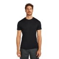 Icebreaker Wander-/Freizeit Tshirt Merino 150 Tech Lite III (100% Merinowolle) schwarz Herren